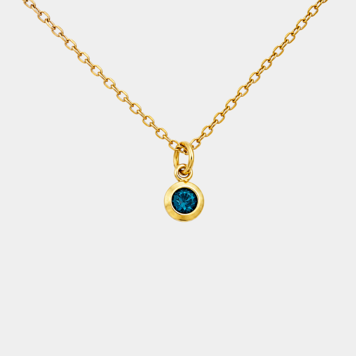 GIA BIRTHSTONE NECKLACE