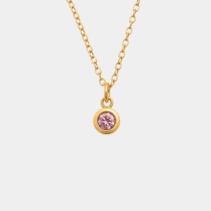 GIA BIRTHSTONE NECKLACE