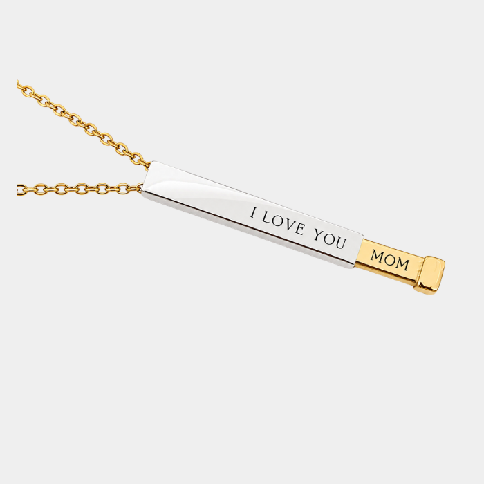 CHANEL GOLD AND SILVER PERSONALISED NECKLACE (READY IN 3 DAYS)
