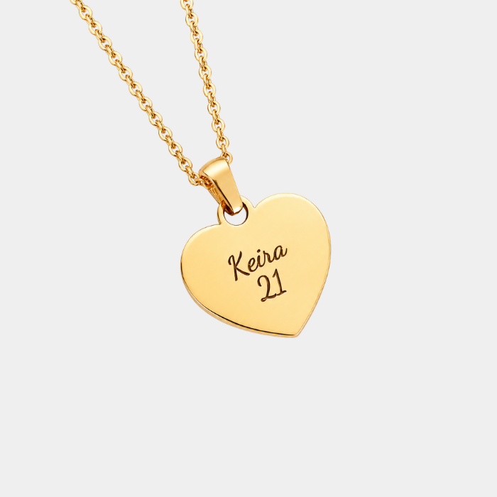 AMORE GOLD PERSONALISED NECKLACE (READY IN 3 DAYS)