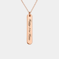 BELLA PERSONALISED BAR NECKLACE (READY IN 3 DAYS)