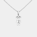 MIA PERSONALISED GIRL OR BOY SILVER PENDANT NECKLACE (READY IN 3 DAYS)