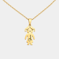 MIA PERSONALISED GIRL OR BOY PENDANT NECKLACE (READY IN 3 DAYS)