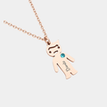 PERSONALISED ROSE GOLD BOY NECKLACE (READY IN 3 DAYS)