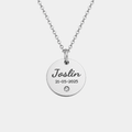 JOSLIN PERSONALISED SILVER NECKLACE (READY IN 3 DAYS)