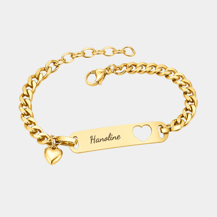 ARABELLA PERSONALISED GOLD BRACELET (READY IN 3 DAYS)