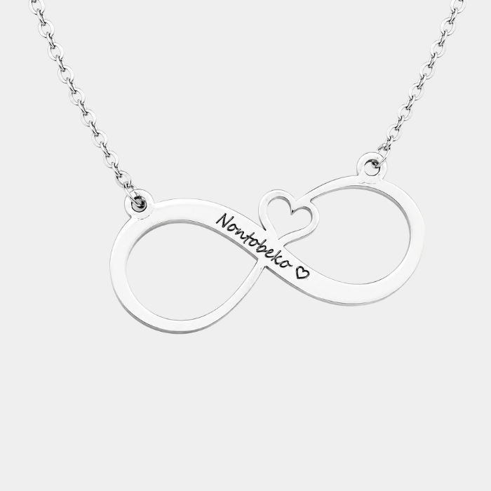 LOVELLA SILVER PERSONALISED NECKLACE (READY IN 3 DAYS)