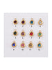 Lamara Personalized Cross with Birthstone Necklace, Stainless Steel (READY IN 3 DAYS)