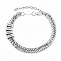 SILVER MENS PERSONALISED BRACELET (READY IN 3 DAYS)