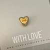 Charis Love Story Personalized European Charm, Gold Stainless Steel (READY IN 3 DAYS)