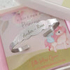 Personalized Children's Baby Bangle, Stainless Steel, Adjustable 0-5 Years