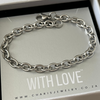 Silver Story Starter Bracelet Bold, Size 6mm, Adjustable Length up to 21cm