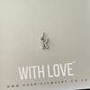 CZ Initial letter necklace and bracelet