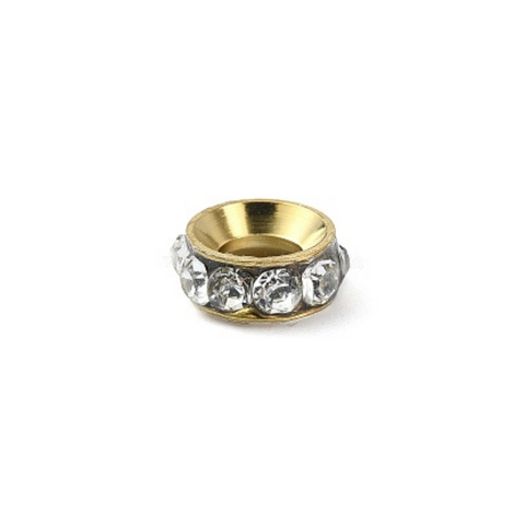 Charis Love Story European Single Charm Bead, Gold Stainless Steel