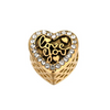 Gold Love you European charm bead