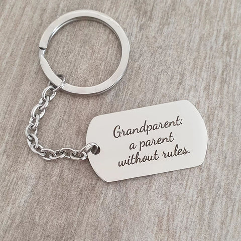 KR15D - Personalized Gift Keyring, Stainless Steel