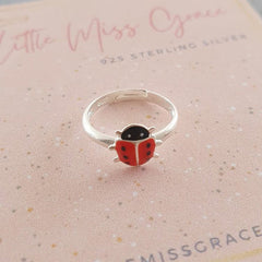Children's ladybug ring