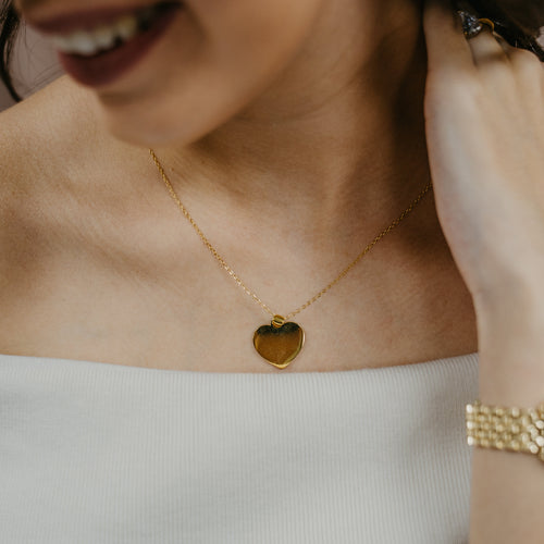 AMORE GOLD PERSONALISED NECKLACE (READY IN 3 DAYS)