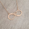 personalized infinity necklace