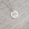 Engraved Necklace
