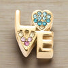 Love European Charm, Gold Stainless Steel