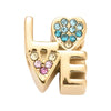 Love European Charm, Gold Stainless Steel (PRE-ORDER ALLOW 10 DAYS)