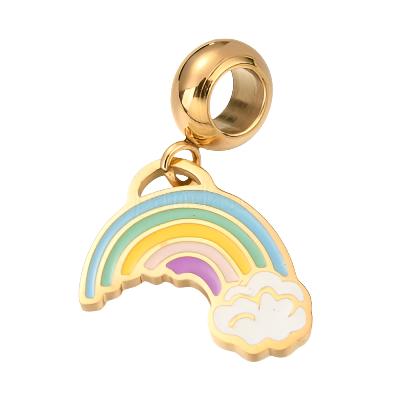 Charis Love Story European Single Charm Bead, Gold Stainless Steel (Purchase on Back Order 2-3 weeks)