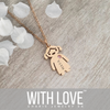 Personalized mother's necklace with children's names