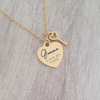 personalized key necklace, 21st birthday gift