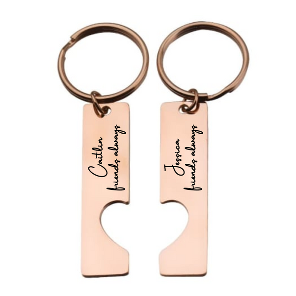Personalized keyring, Friendship gifts | Charis Jewelry SA