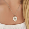 Amara Personalized Necklace, Stainless Steel, Size: 21mm on 45cm chain (READY IN 3 DAYS!)