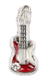Guitar with stone floating charm