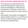 Ava 925 Sterling Silver Rose Signet Ring