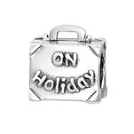 C1201-C4395 - 925 Sterling Silver Sister On Holiday Charm Bead