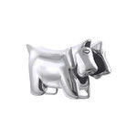 C1200-C5445 - 925 Sterling Silver Sister Dog Charm Bead
