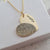 CAS101827 - Gold Personalized Finger, Hand or Footprint Necklace