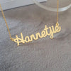 CNE111455G - 18K Gold Plated 925 Sterling Silver Personalized Name Necklace