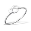 Elia 925 Sterling Silver Infinity Heart Knot - Love / Friendship Ring