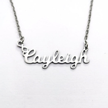 JBSA6INF - Personalized Stainless Steel Name Necklace with Infinity symbol