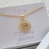Gold C Initial Letter Necklace