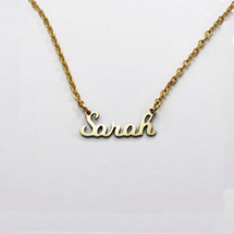 JBSA6NsG - Personalized Stainless Steel Name Necklace - Small size