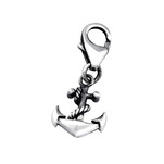 C787-C32110 - 925 Sterling Silver Anchor Dangle Charm for Charm Bracelet