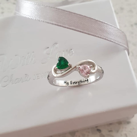 Personalized infinity ring