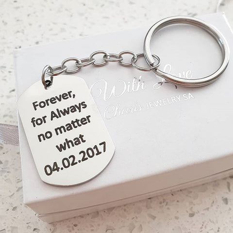 Personalized message keyring online store in South Africa