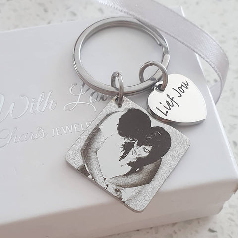 Personalized photo calendar keyring Charis Jewelry SA