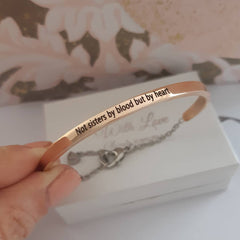 Personalized Rose Gold Gift Bangle, online store in South Africa