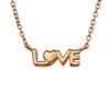 Lavona - Rose Gold Love Necklace