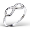 Becca 925 Sterling Silver Ladies Infinity Ring