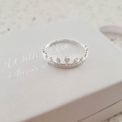 Silver Crown ring