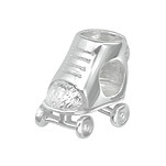 A20-C22701 - 925 Sterling Silver Skate European Charm Bead